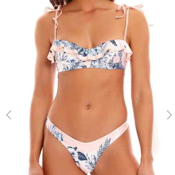 Agua Bendita MARGOT ECO BIKINI TOP WITH HANDCRAFTED DETAILS - Picture 3 of 5